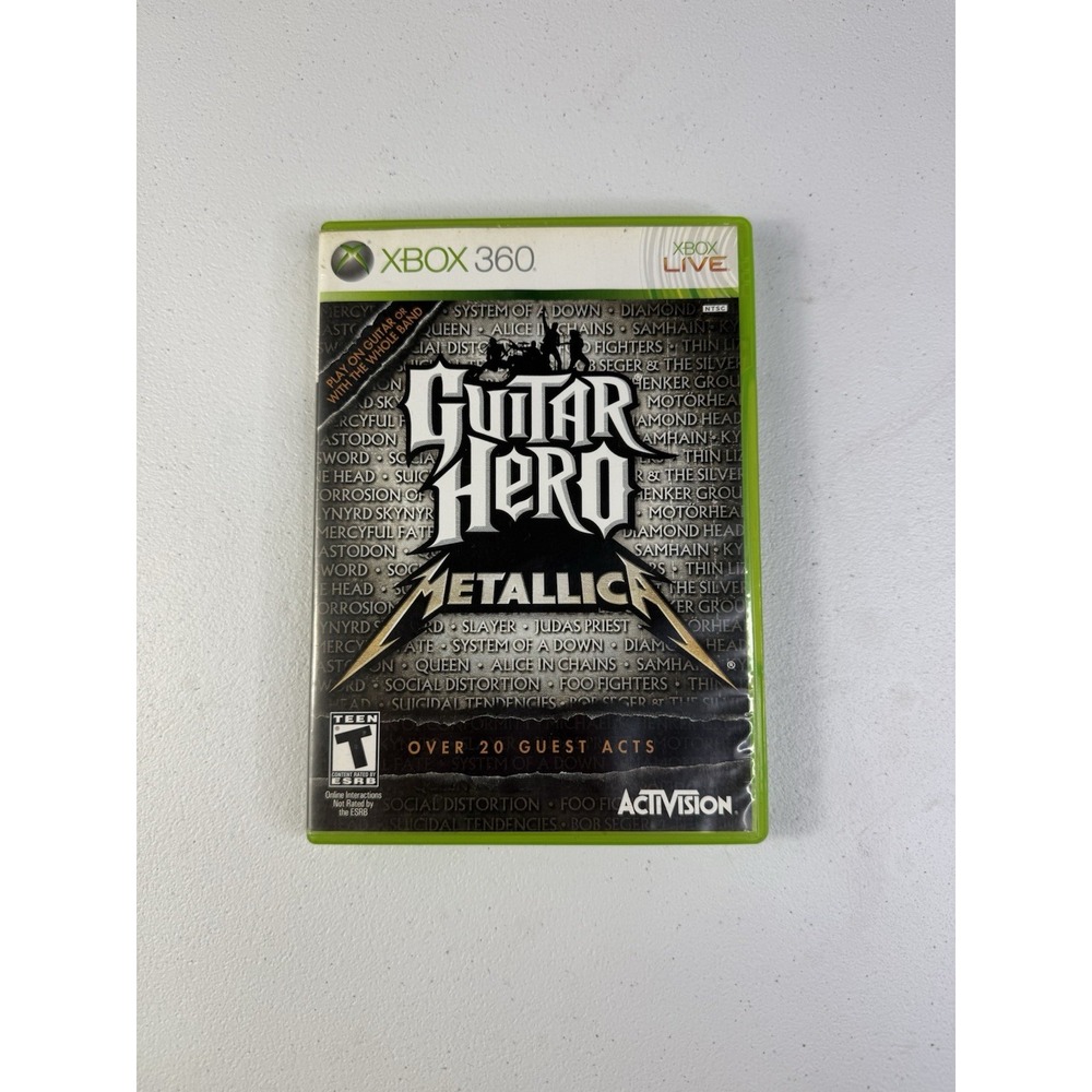 Activision Guitar Hero: Metallica (Microsoft Xbox 360) Xbox Live NTSC T